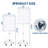 40 x 28 Inch Mobile Magnetic Rolling Whiteboard, Standing Dry Erase Board with Lockable Wheels & Height Adjustable, White for Office Classroom Home-138071569-138071566