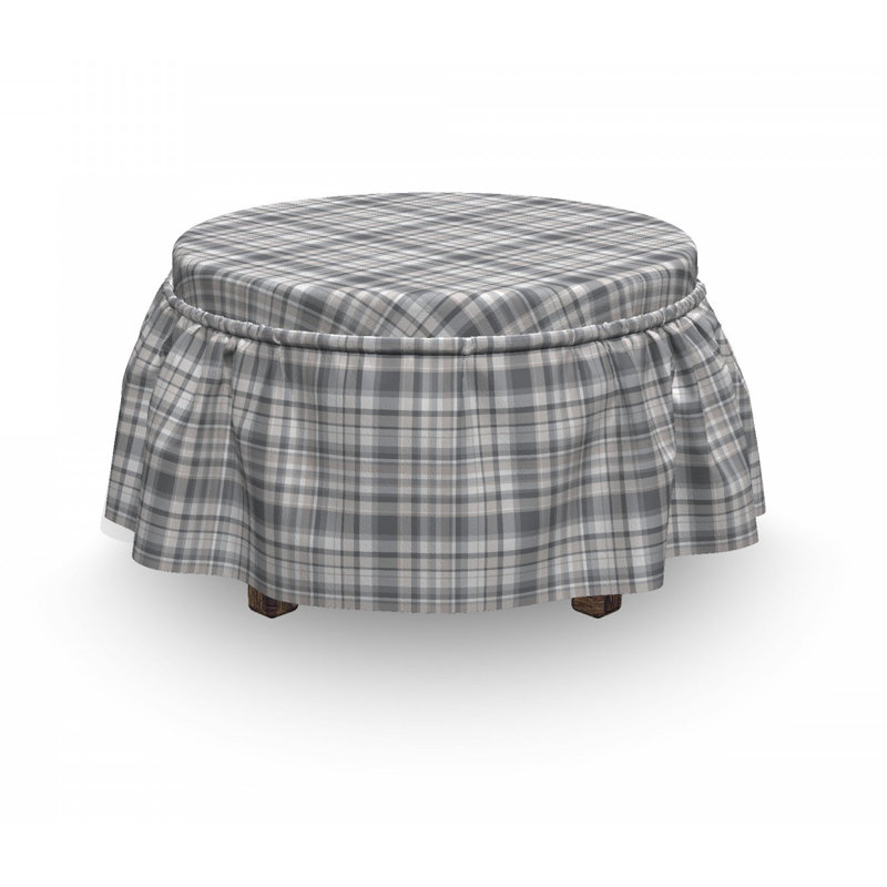 Box Cushion Ottoman Slipcover