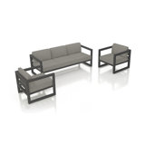 Avion Outdoor 3 - Piece Conversation Set