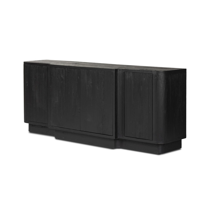 Allandale 72'' W Solid Wood Sideboard, Black