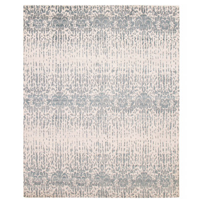 Tapis ivoire unique 7 pi 11 po x 9 pi 10 po Alma