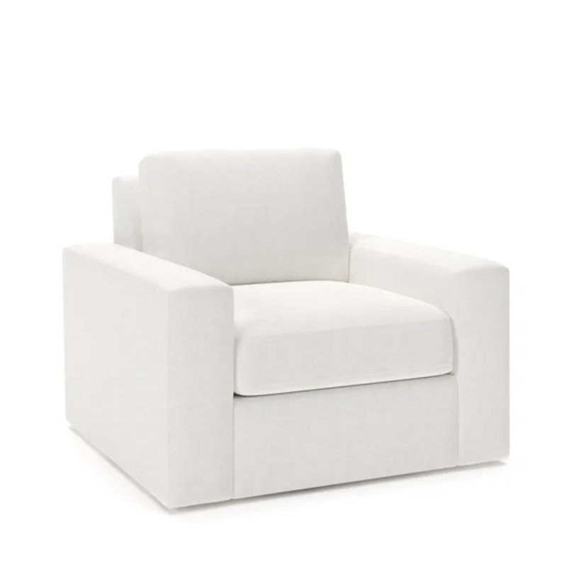 Jonie Upholstered Swivel Chair, Nostalgic Rainy Day