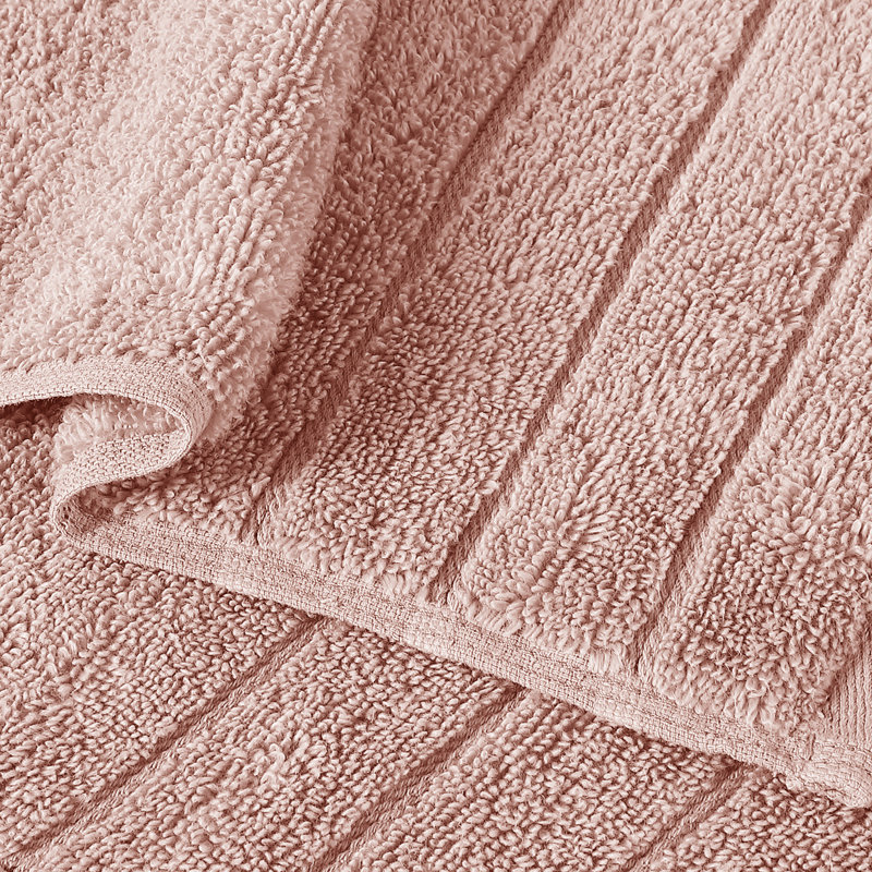 Anne Klein Reverie 100% Cotton 6-Piece Towel Set, Pink