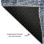 Tapis bleu marine Cerrito lavable à la machine de qualité supérieure-105951270