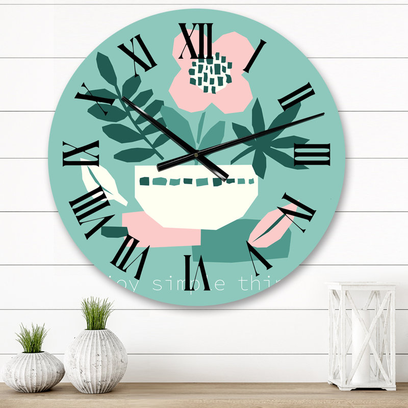 Live In The Moment - Horloge murale, Moyen