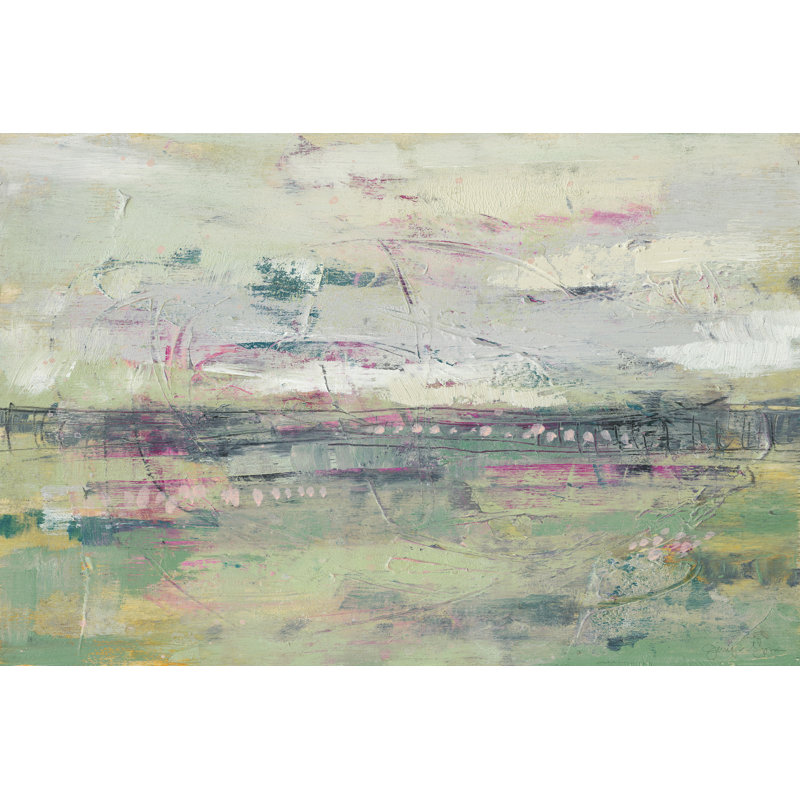 « doux distance iii », reproduction de peinture à l’acrylique sur toile, H 8 po x l 12 po