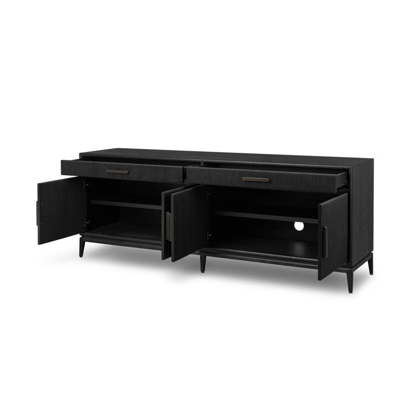 Rosenell Sideboard-Black Oak Veneer, Black
