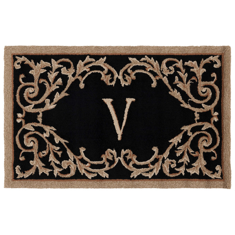 Amoya Personalizable Trellis Outdoor Doormat, 30" W x 48" L, V