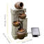Outdoor Weather Resistant Floor Fountain with Lights