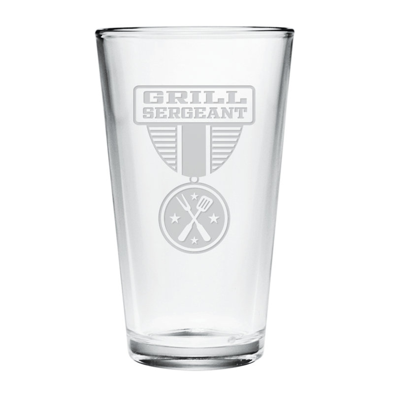 Verre à pinte 16 oz. Grill Sergeant