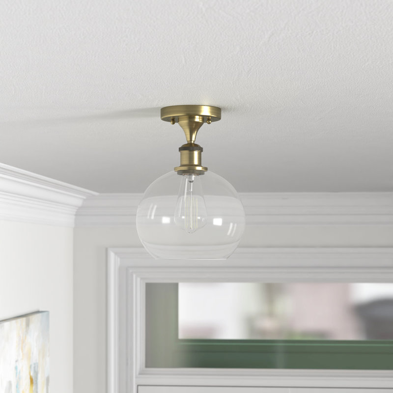 Baptista Glass Semi Flush Mount