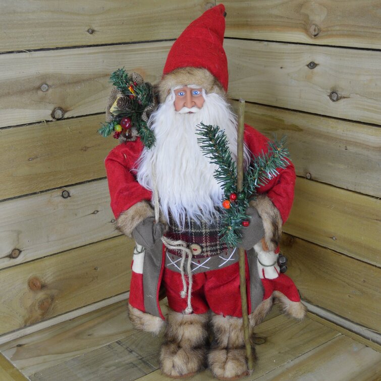 wooden father christmas figures