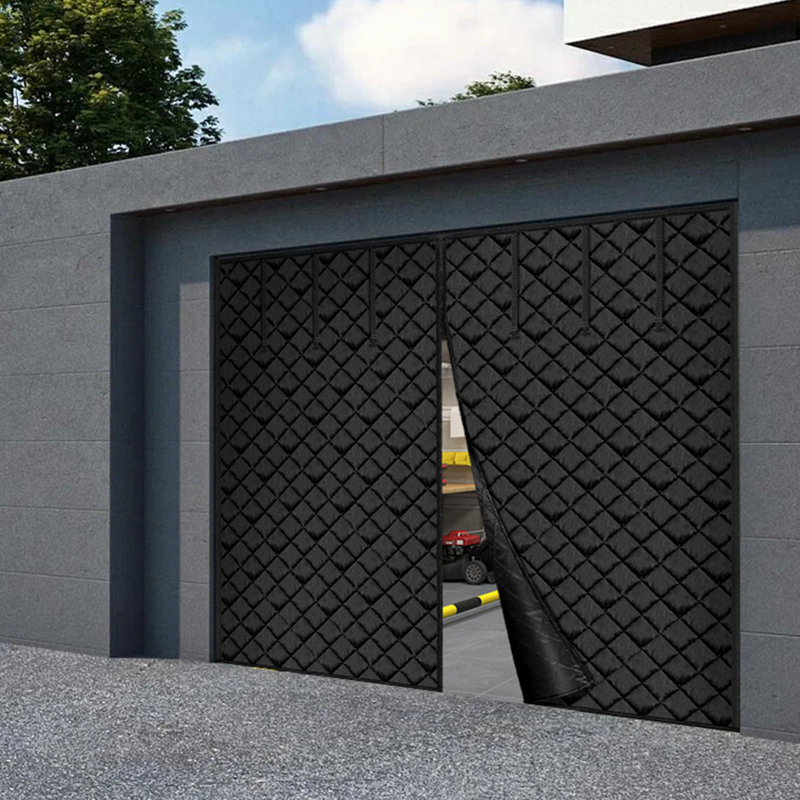 Écran de porte de garage pour trousse d'isolation de porte de garage d'hiver, L 9 pi x H 7 pi