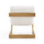 Fauteuil d'appoint en tissu recyclé crème Palma-1922583661-1922583658