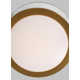 Single Light Glass LED Flush Mount