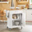 Penn Solid Wood Top Kitchen Cart