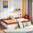 Mishelle Upholstered Daybed with Fence and Stairs-1137170994