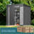 Aiho 6 ft. W X 4 ft. D Galvanized Steel Horizontal Storage Shed-65754512