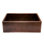 30" Hammered Copper Apron Front Single Basin Kitchen Sink