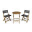 ENSEMBLE BISTRO, 2 chaises + 1 table