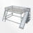 Ikeoluwa Kids Full Over Full Bunk Bed-684898050