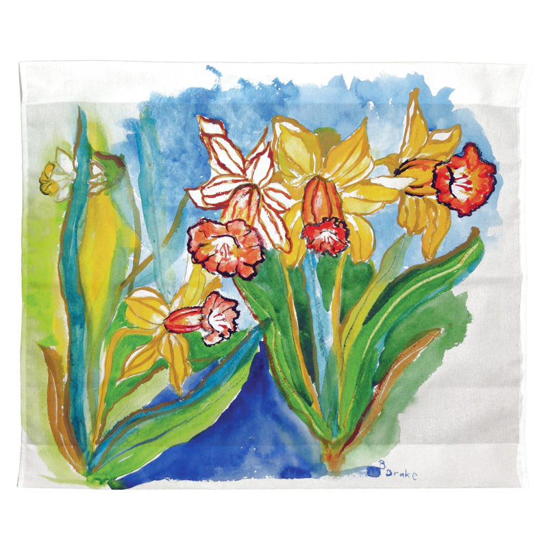 Daffodils Polyester Wall Hanging
