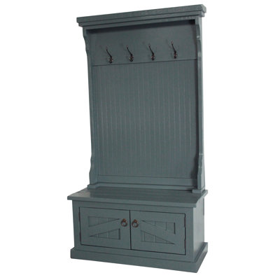 Kinley Hall Tree 37.5'' Wide with Bench and Shoe Storage