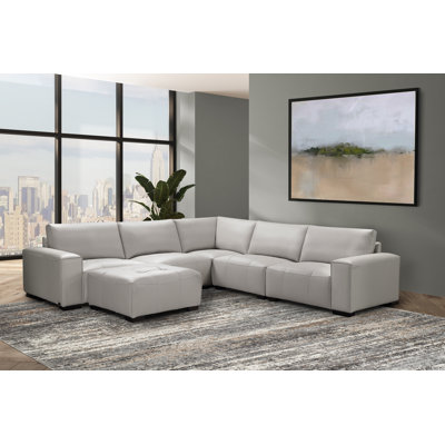 Fawcette Upholstered L-Shaped Sectional Symmetrical