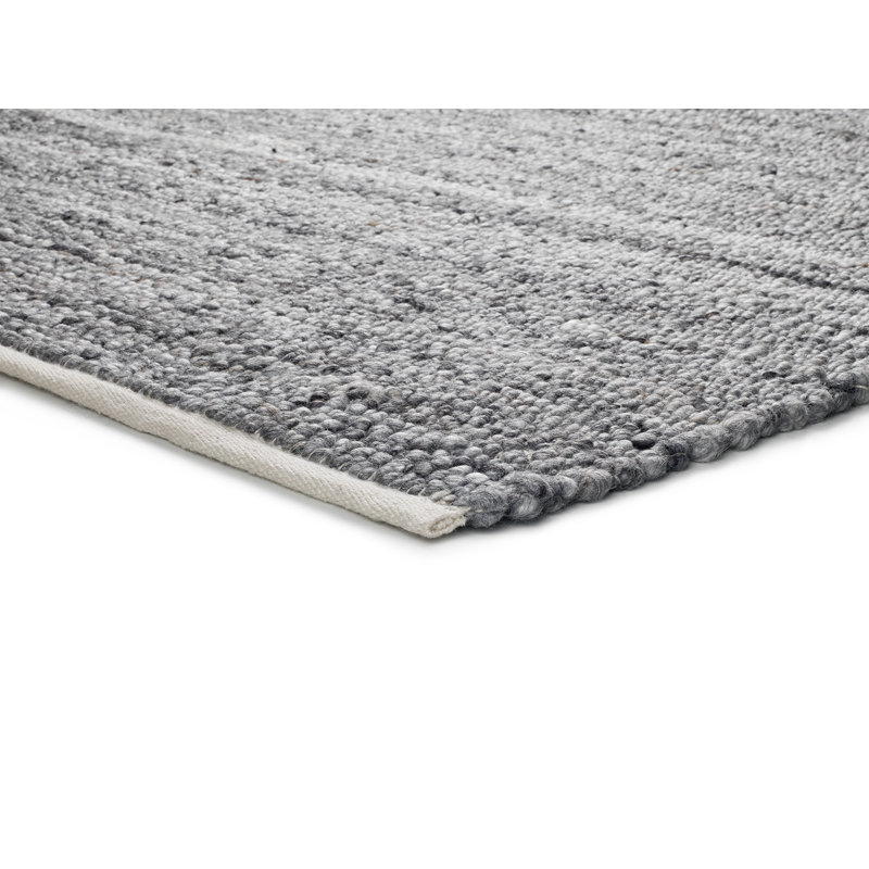 Aben Hand Woven Grey Indoor / Outdoor Rug, Rectangle 80 x 150cm