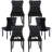 High-end Tufted Velvet Upholstered Nailhead Dining Chair (Set of 4)-2091495571-2091495575