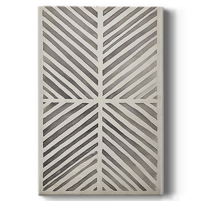 Toile tendue abstraite CLIX Gallery - prête à être accrochée, H 48 po x l 32 po