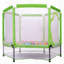 Trampoline pour tout-petits avec filet de sécurité et balles, parfait pour s'amuser à l'intérieur et à l'extérieur, jouer en toute sécurité-132492627