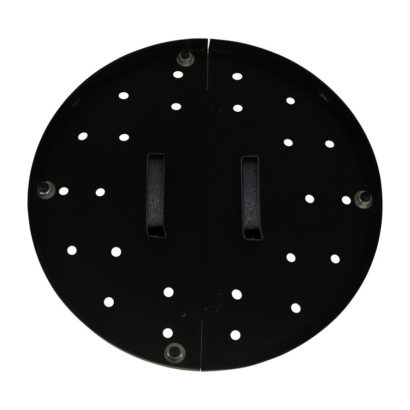 Steel Fire Back, 7" H x 18" W x 18" D