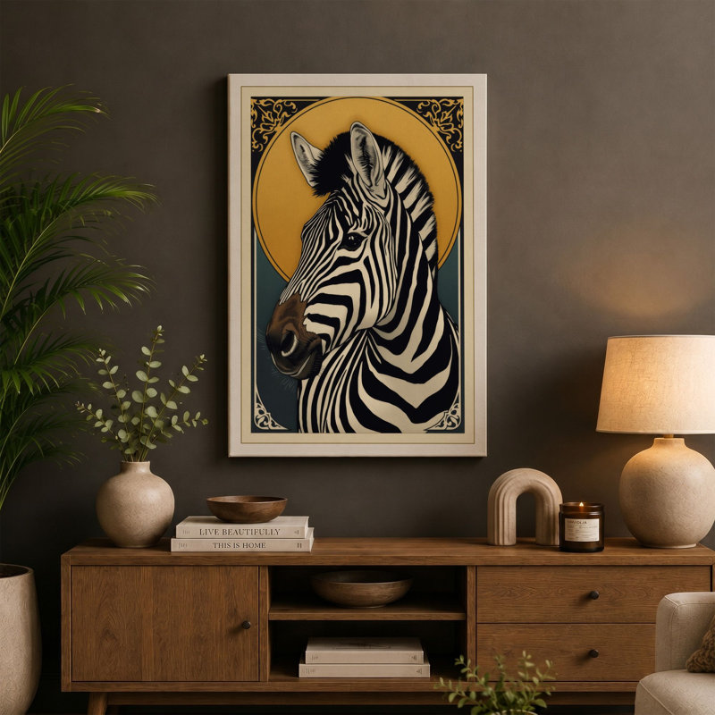 Print, 36x24 - 91.4 x 61.0 cm, Ochre Border