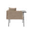 Chaise de loisir rembourrée avec tablette-1909364972
