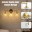Luminaire de meuble-lavabo rétro, 3 lumières avec abat-jour en cristal rose, rétro-1570810522-1570810521