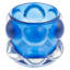 Bougie chauffe-plat LUCIA, courte, bleue-2135842161