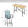 Alyne Rectangular 4 - Person 55.1" Long Bar Height Dining Set