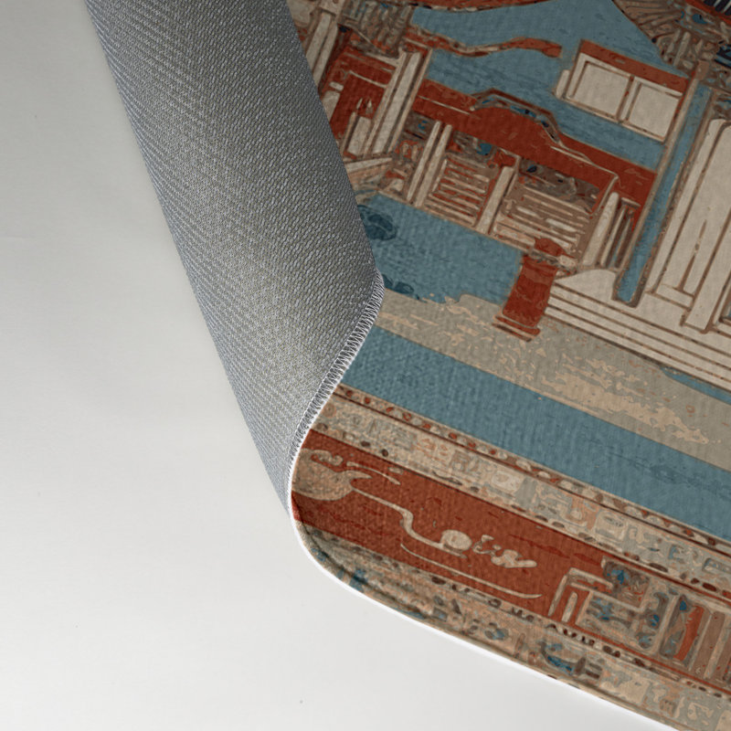 Tapis intérieur et extérieur ArtDeco, Rectangle 9 pi x 12 pi