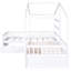 Lit plateforme simple avec 3 tiroirs de rangement blancs et de taille fascinante, solides et confortables-1979771726