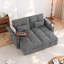Canapés d'angle portatifs avec rangement, canapé-lit ajustable en chenille, style moderne pour la maison