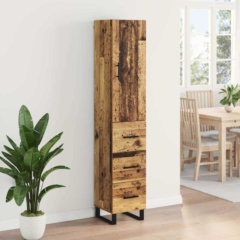 34.5cm Sideboard, Old Wood