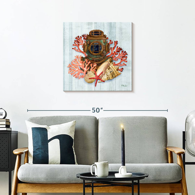 Aletra Coral Dive IV, 24" H x 24" W