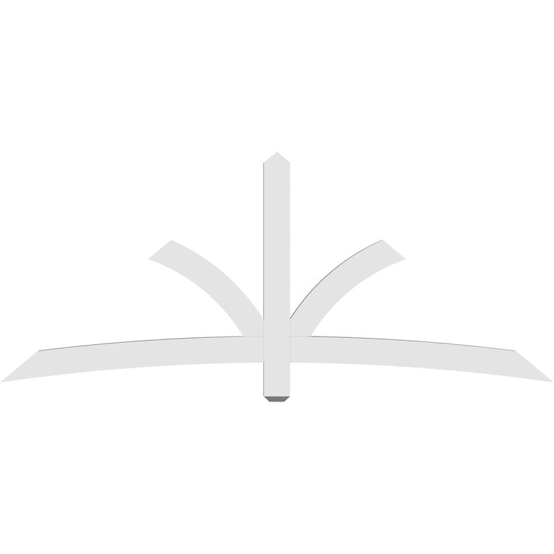 Support pour pignon Davenport, H 35 po x l 84 po (pas: 10/12), P 2 po x F 4 po, PVC
