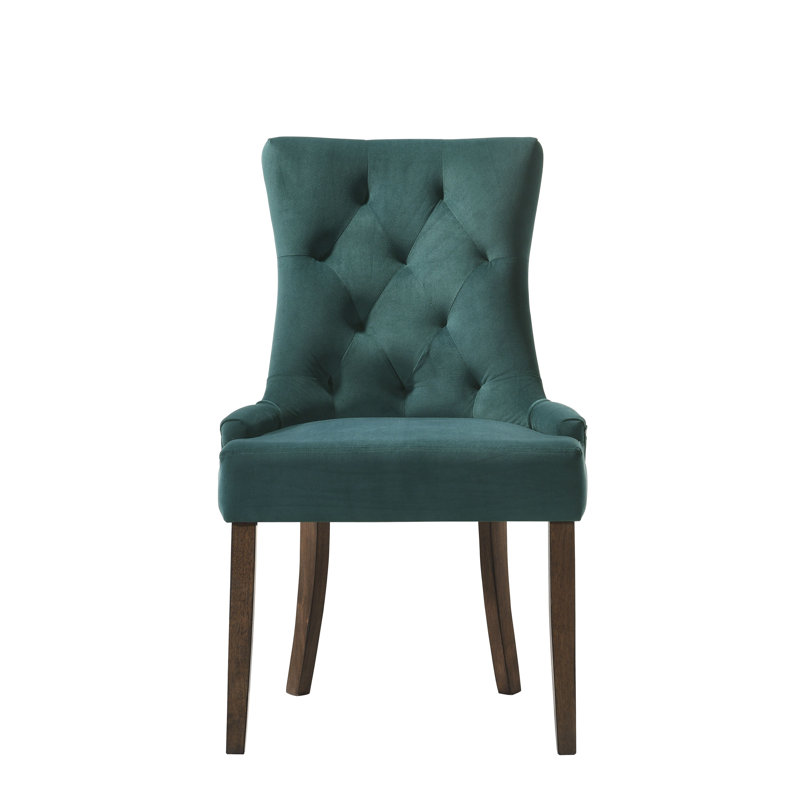 Chaise d'appoint à oreilles Cira (ensemble de 2), Vert