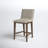 Martisha Upholstered Counter Stool with Solid Wood Frame