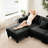 2 Dark Grey Boucle Fabric With Shell-Shaped And Spring Coil For Movie Nights Modern Design Couch Cylindrical Legs Comfortable Seating-1210201486