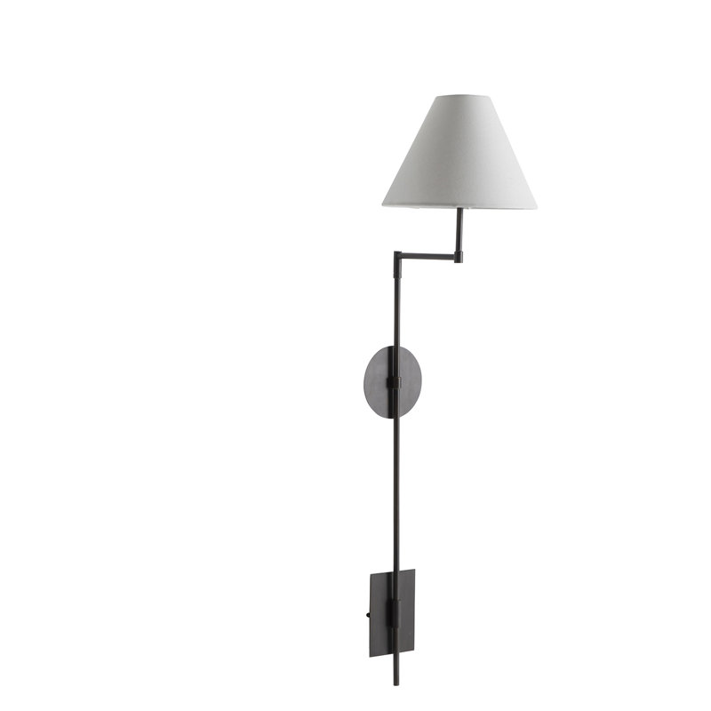 Alva Iron Swing Arm Sconce