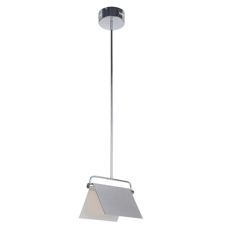 Luminaire suspendu géométrique 1 lumières unique Bene, Chrome