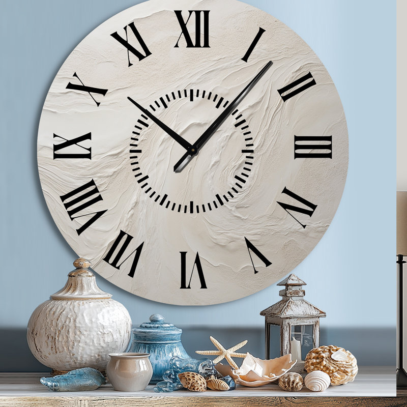 Horloge murale Modern Beach, Grand